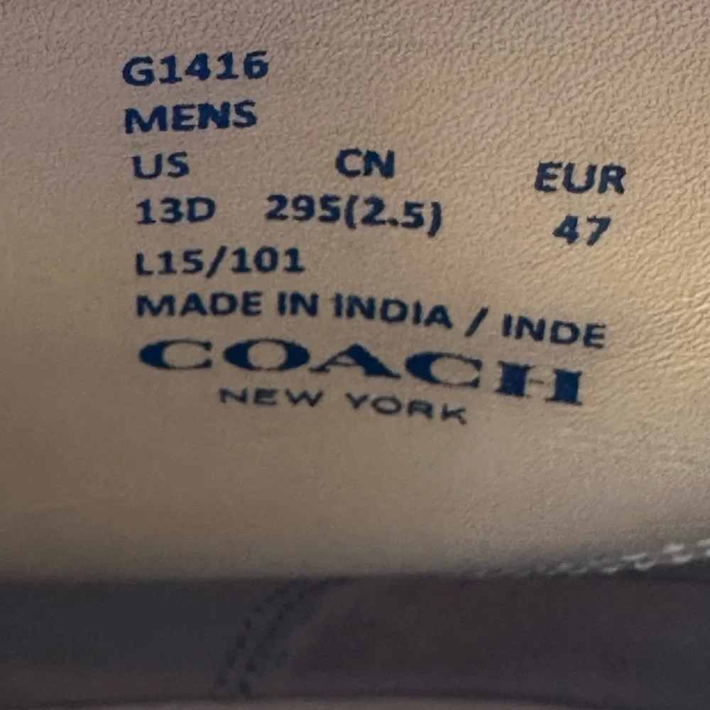 Coach Bedford Suede‎ Chukka Boots Men’s Sz 13D